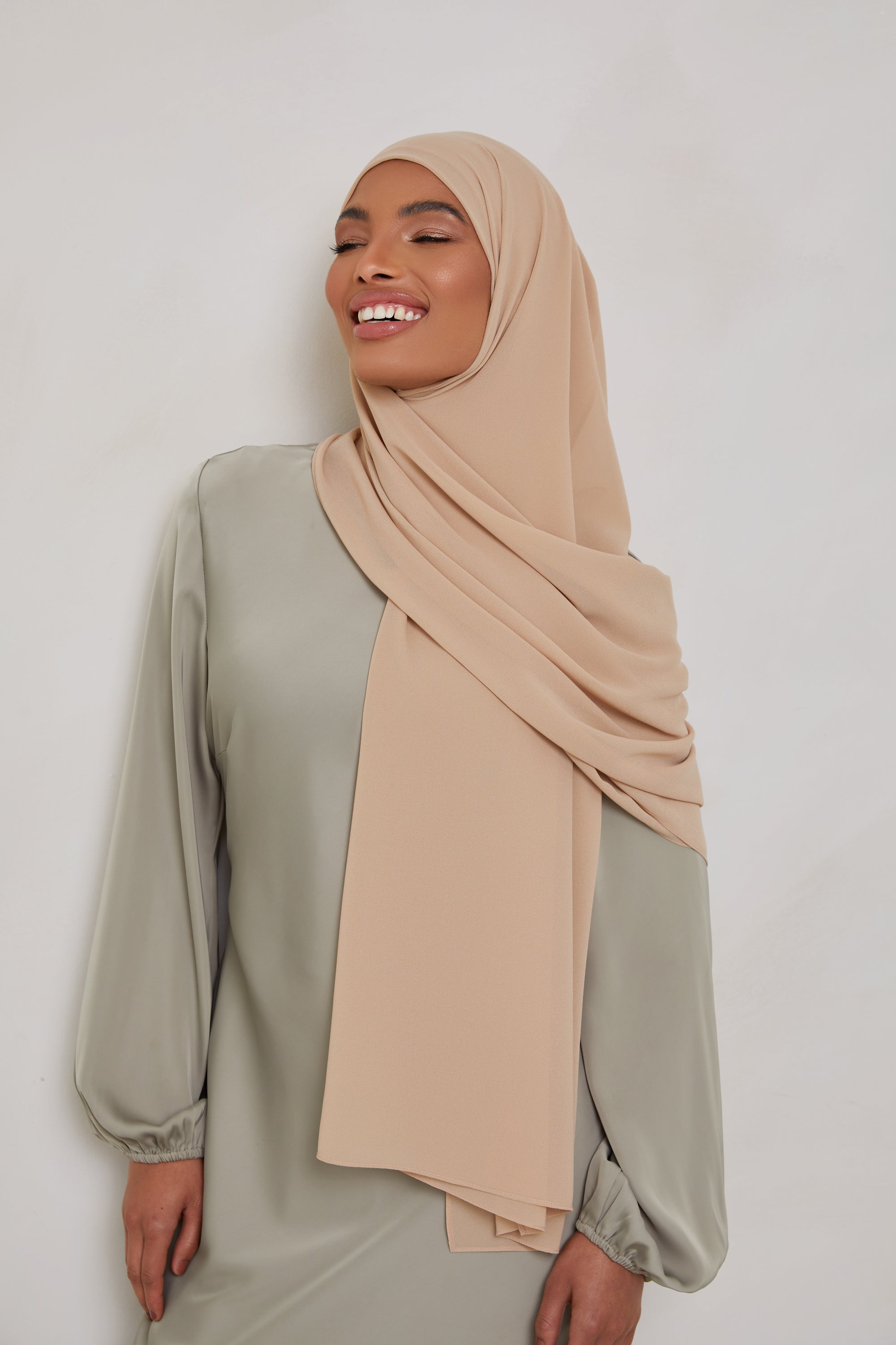Essential Chiffon Hijab - Barely Beige Scarves & Shawls Veiled Collection 