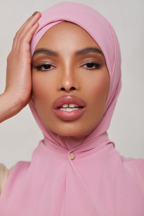 Essential Chiffon Hijab - Bridal Pink Scarves & Shawls Veiled Collection 