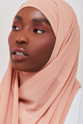 Essential Chiffon Hijab - Cafe Creme Scarves & Shawls Veiled Collection 