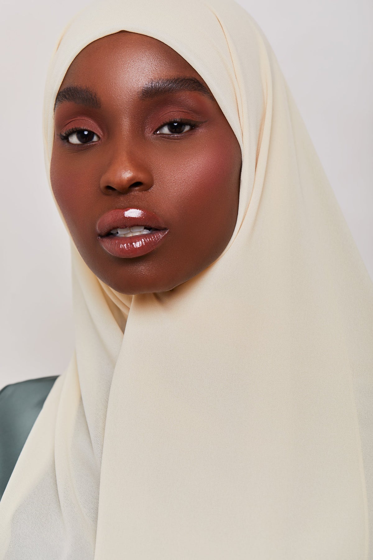 Essential Chiffon Hijab - Cream Scarves & Shawls Veiled Collection 