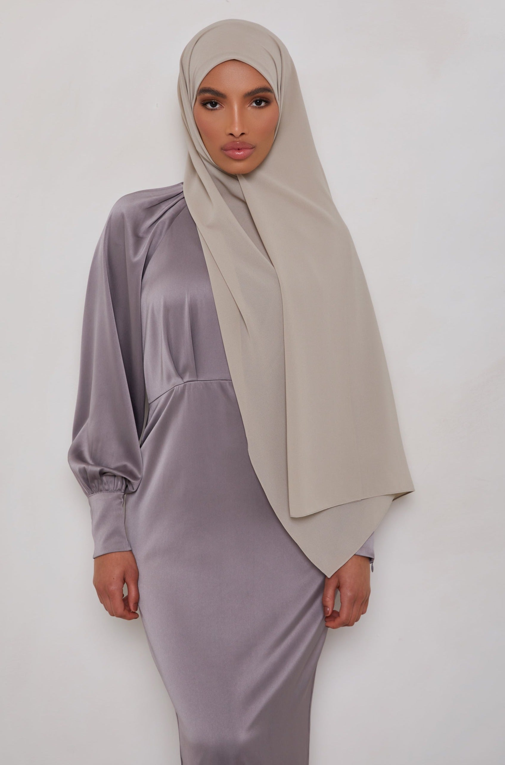 Essential Chiffon Hijab - Fossil Scarves & Shawls Veiled Collection 
