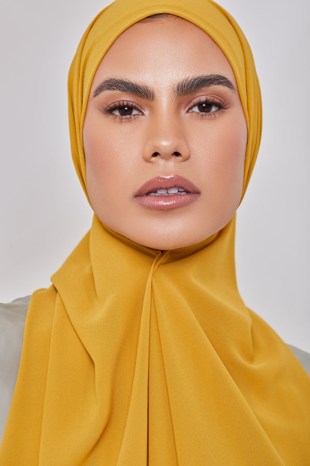 Essential Chiffon Hijab - Golden Scarves & Shawls Veiled Collection 