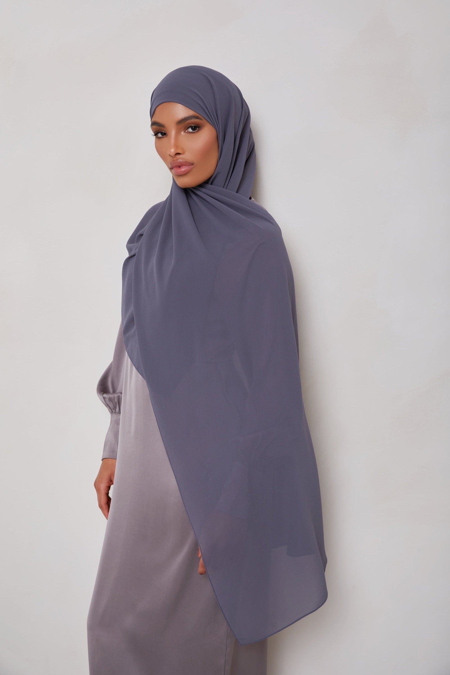 Essential Chiffon Hijab - Kohl Scarves & Shawls Veiled Collection 