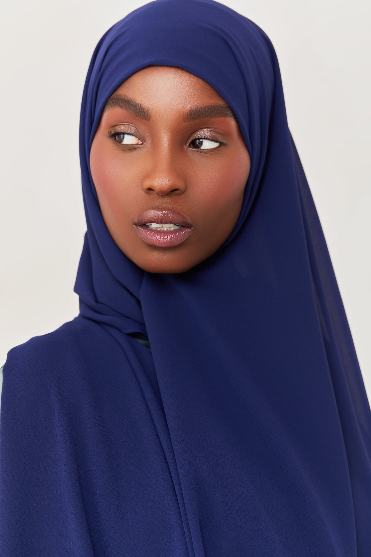 Essential Chiffon Hijab - Midnight Blue Scarves & Shawls Veiled Collection 