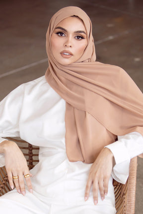 Essential Chiffon Hijab - Natural Veiled Collection 