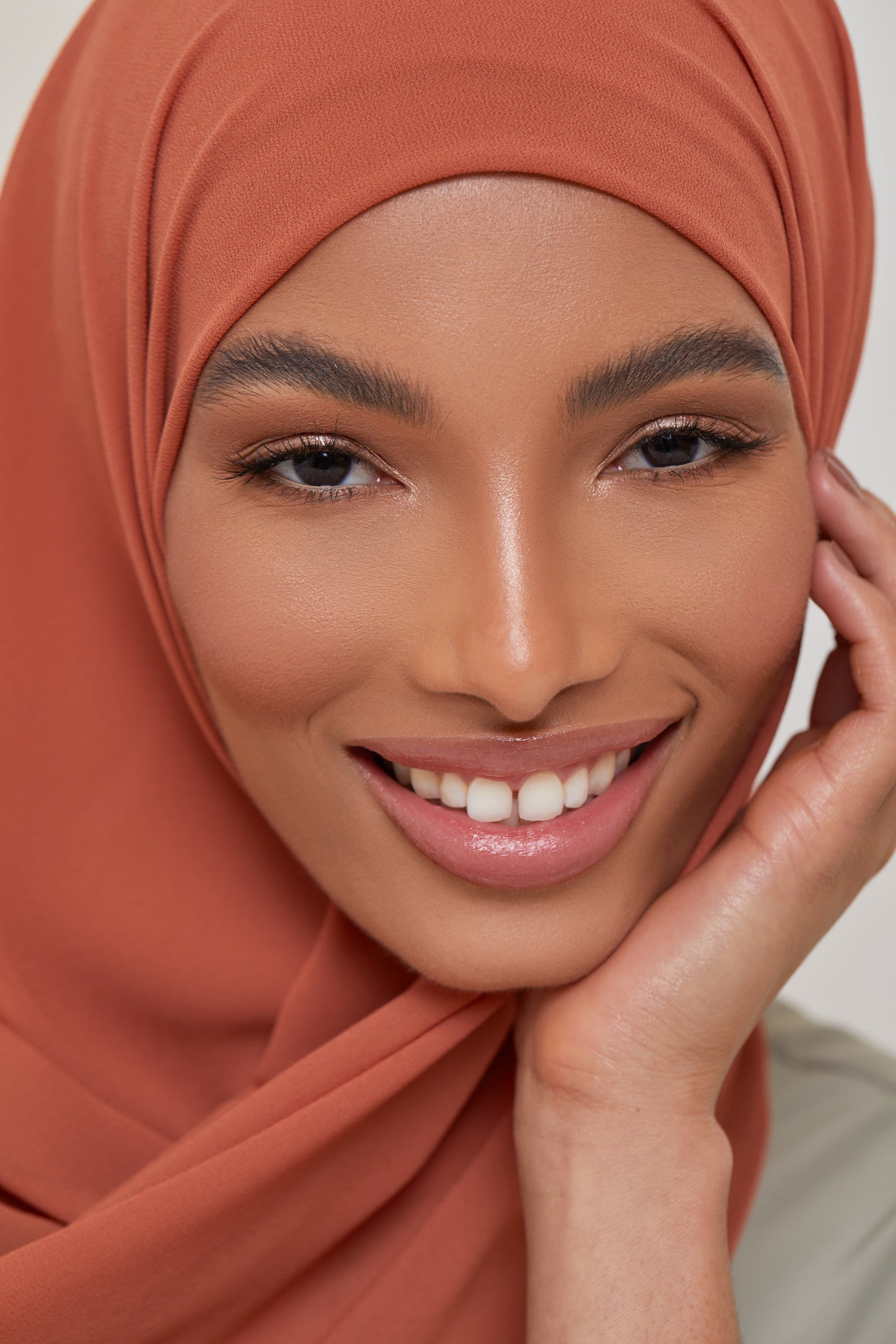 Essential Chiffon Hijab - Pumpkin Spice Scarves & Shawls Veiled Collection 