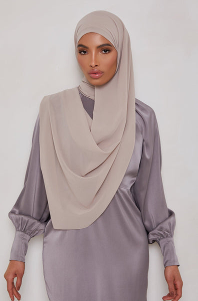 Sand Chiffon Hijab & NON SLIP undercap set – SaharaArray