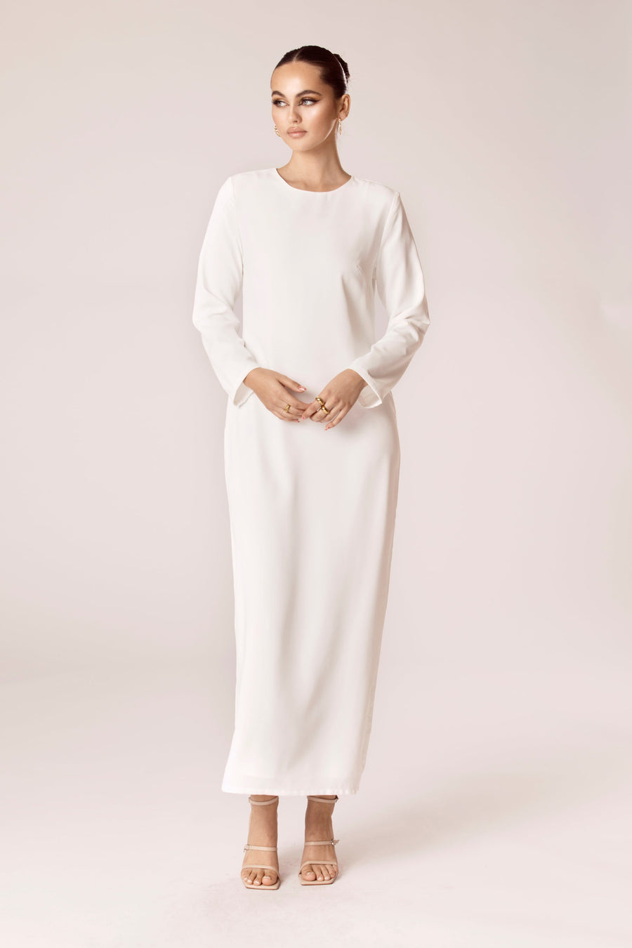 Essential Inner Slip Maxi Dress - White