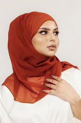 Essential Woven Hijab - Picante Veiled Collection 
