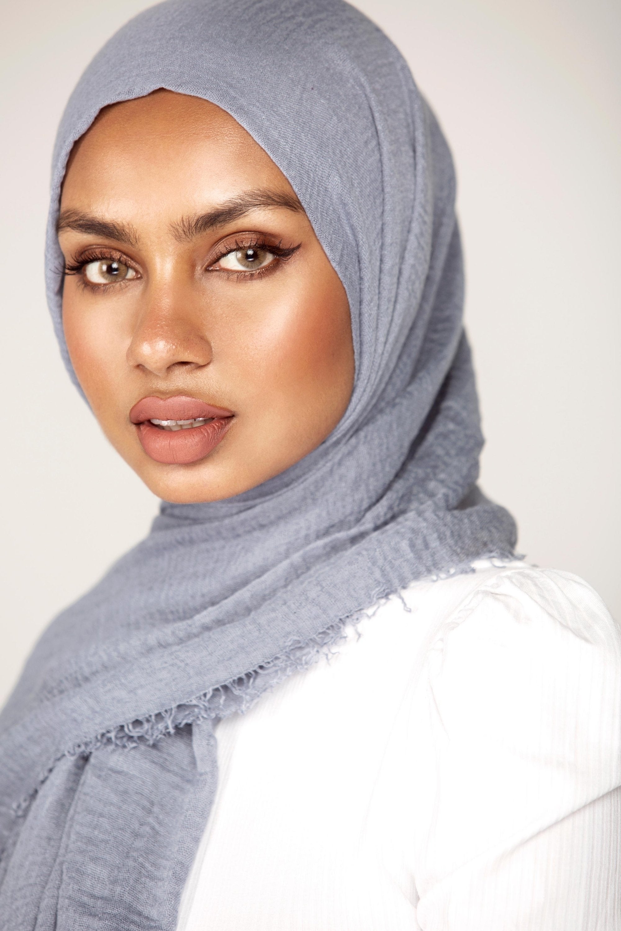 Everyday Crinkle Hijab - Denim Veiled Collection 