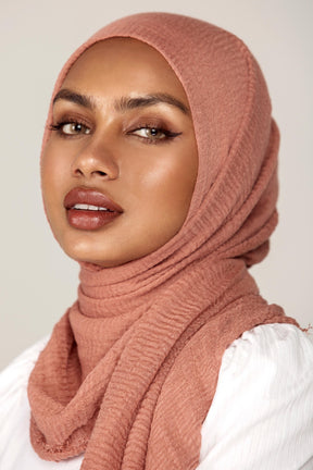Everyday Crinkle Hijab - Desert Rose Veiled Collection 
