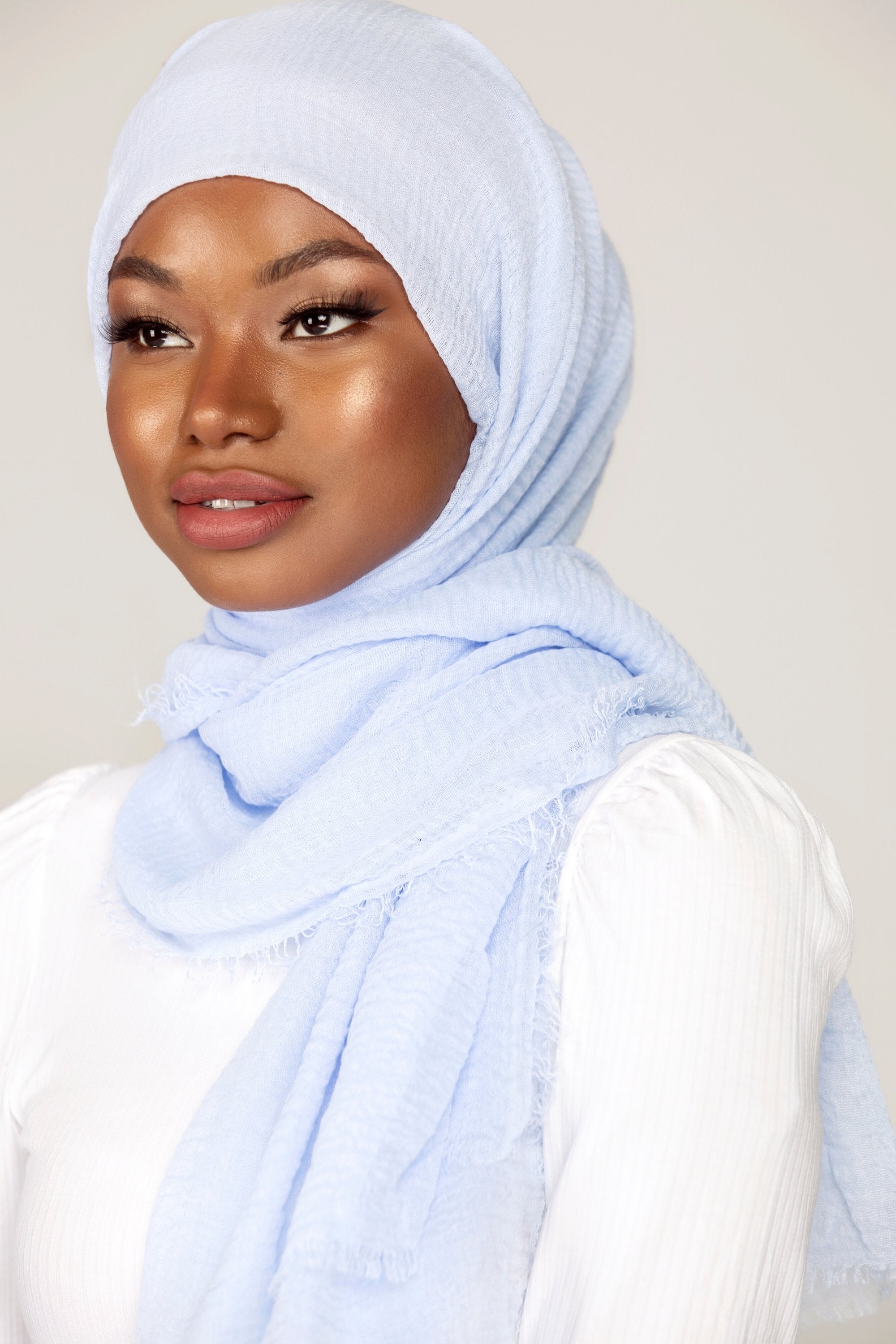 Everyday Crinkle Hijab - Hydrangea
