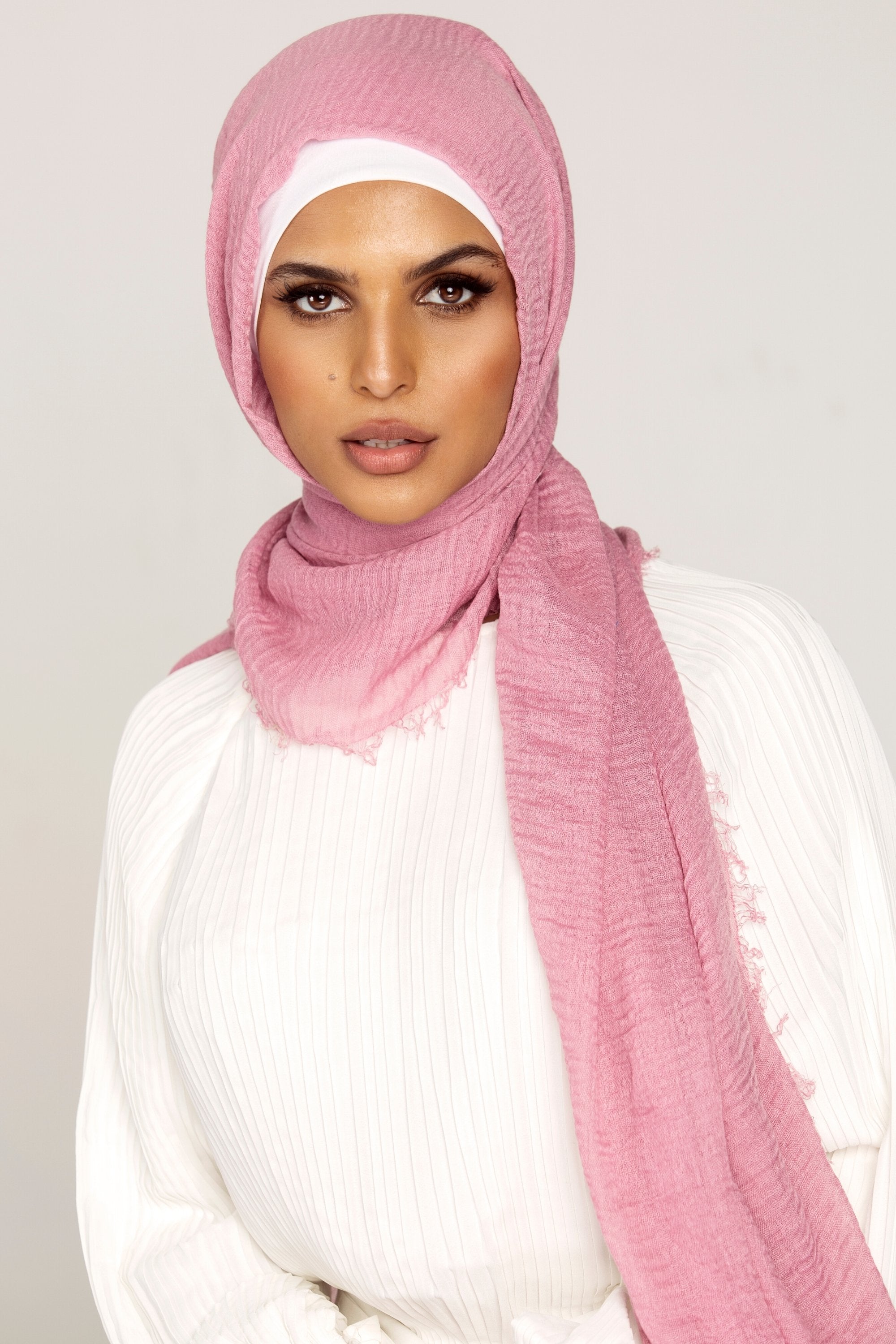 Everyday Crinkle Hijab - Peony Veiled Collection 
