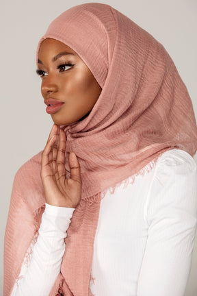 Everyday Crinkle Hijab - Rose Dawn Veiled Collection 