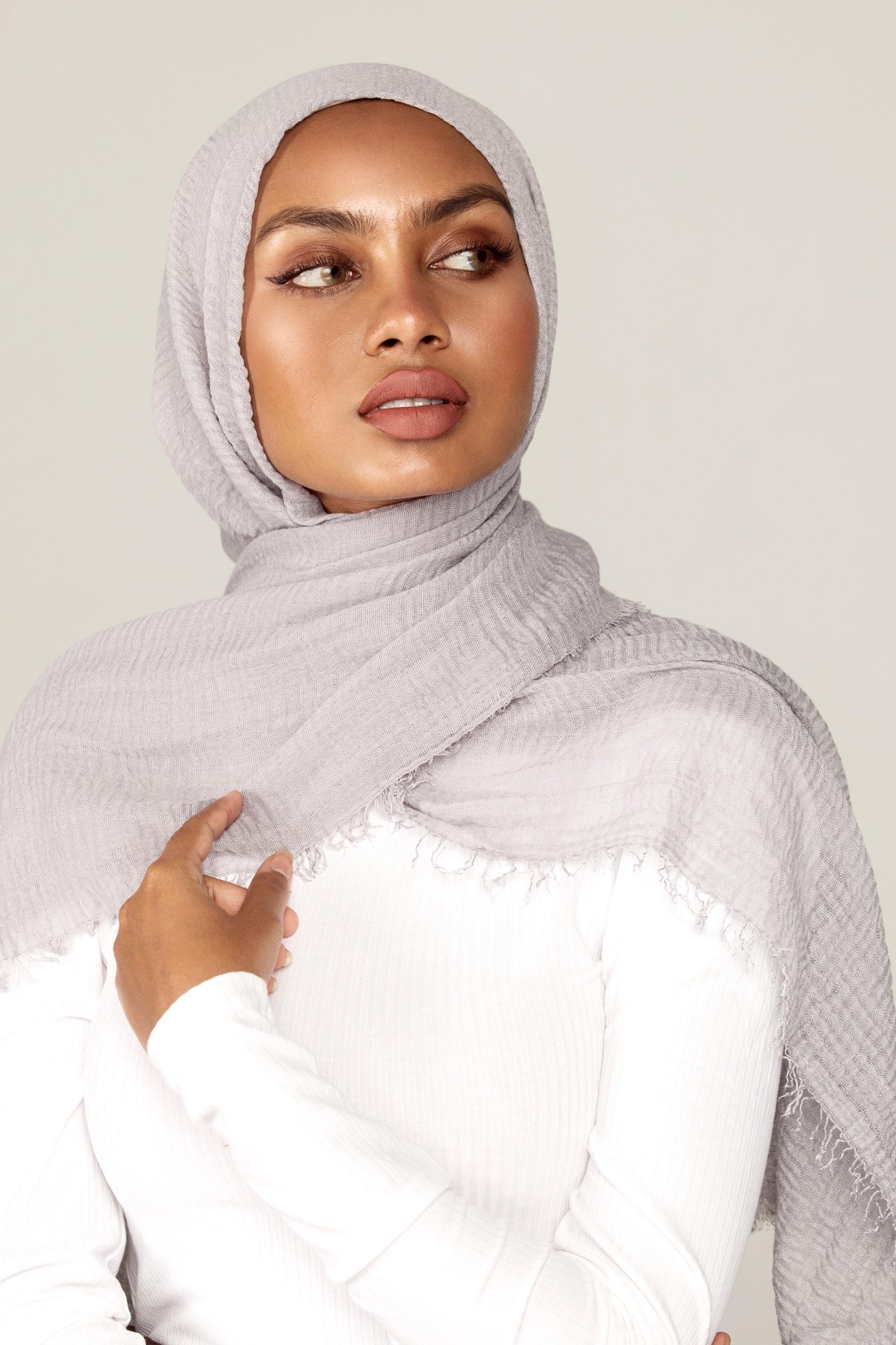 Everyday Crinkle Hijab - Sterling