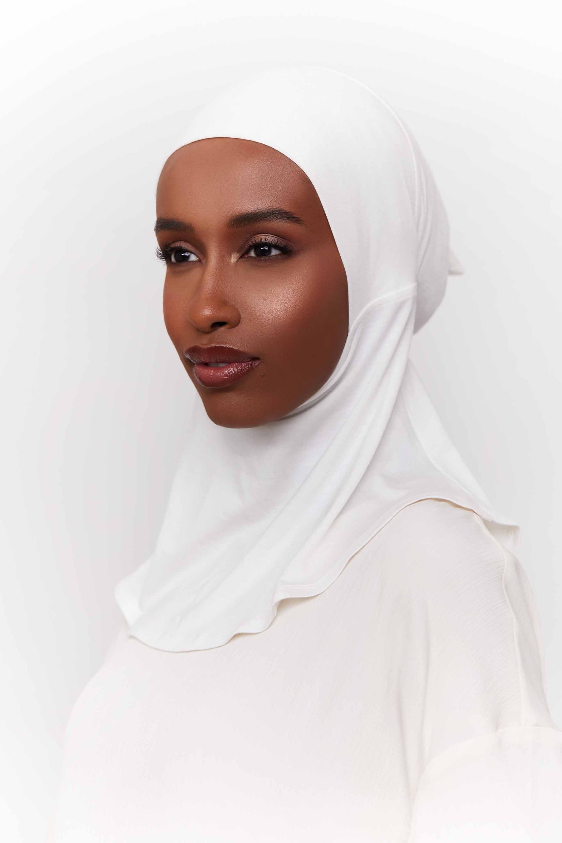 Full Coverage Undercap - White Extra Small Accessories Veiled Collection 