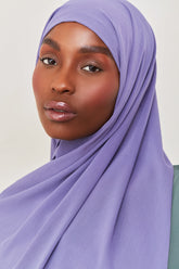 Georgette Crepe Hijab - Fig Veiled Collection 