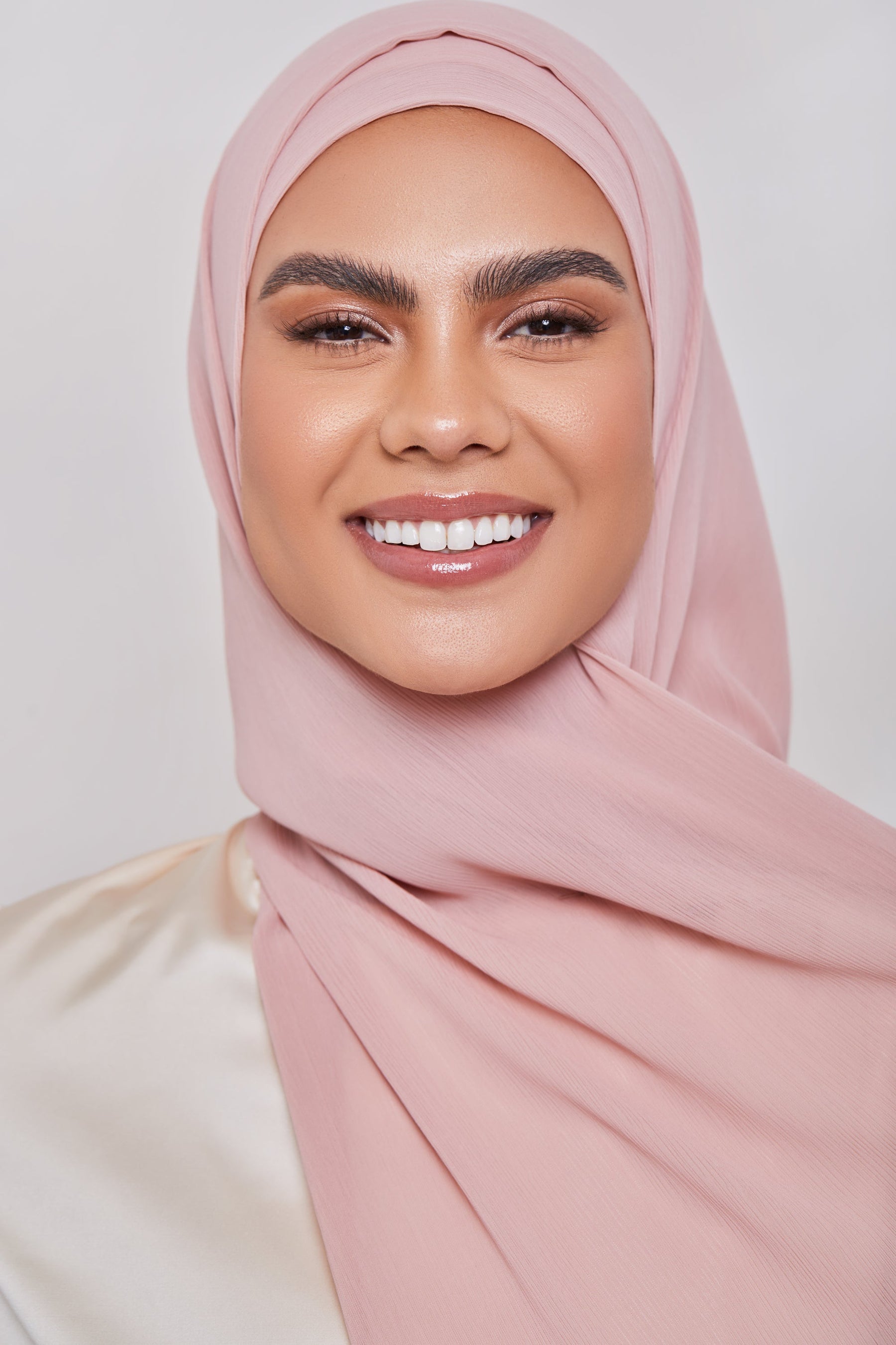 Georgette Crepe Hijab - Lychee Veiled Collection 