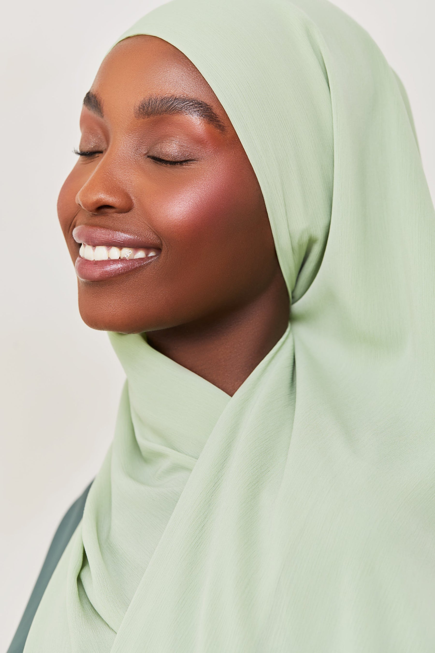 Georgette Crepe Hijab - Matcha Veiled Collection 