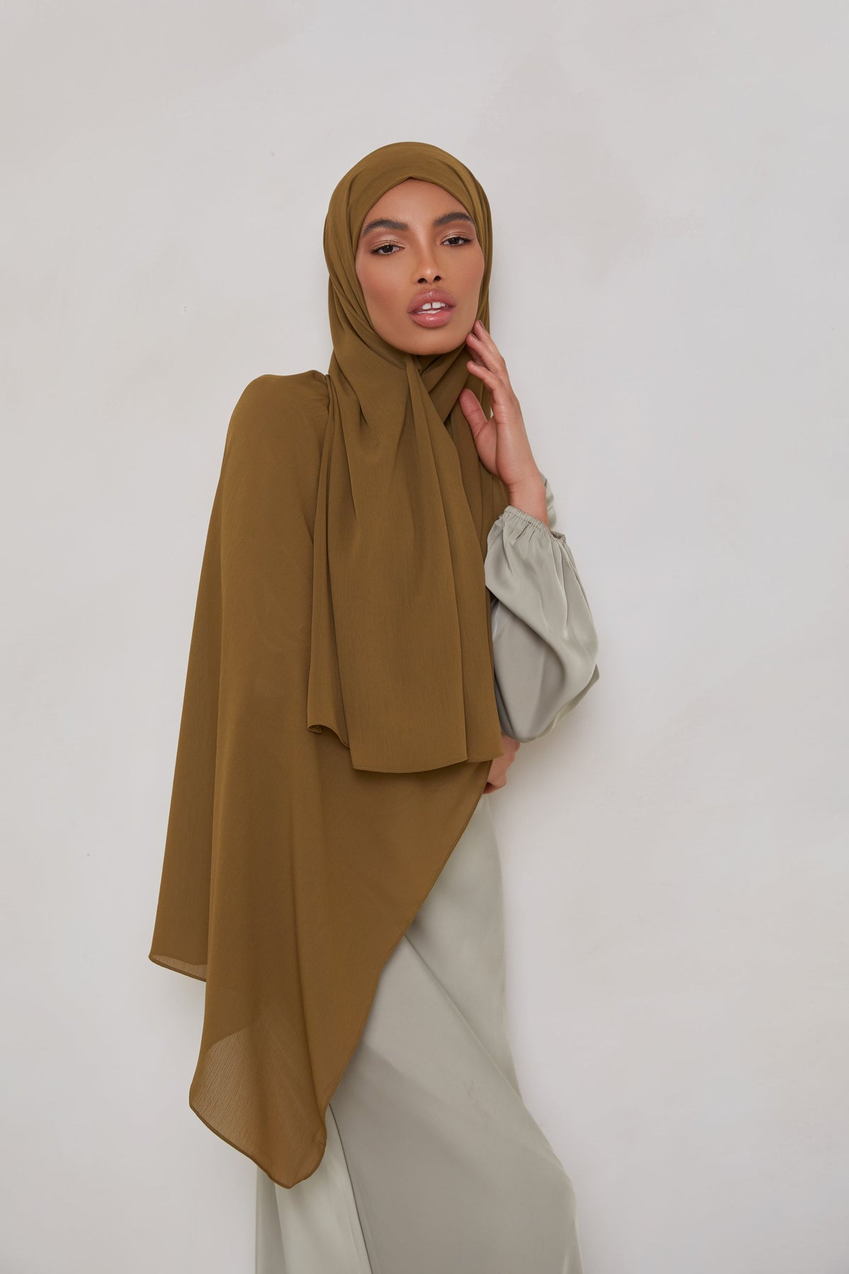 Georgette Crepe Hijab - Zeit Veiled Collection 
