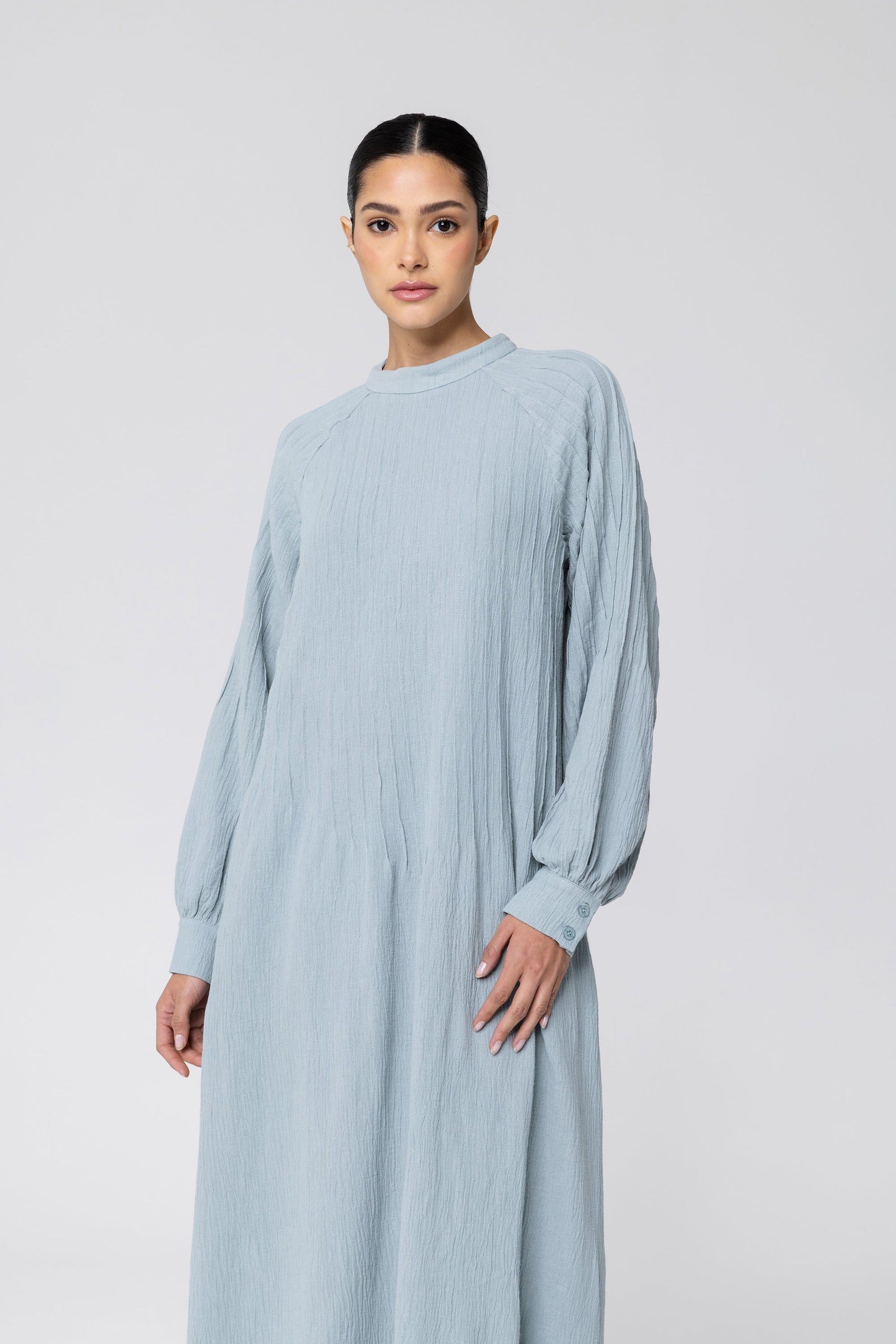 Hanifa Balloon Sleeve Maxi Dress - Stillwater Veiled Collection 
