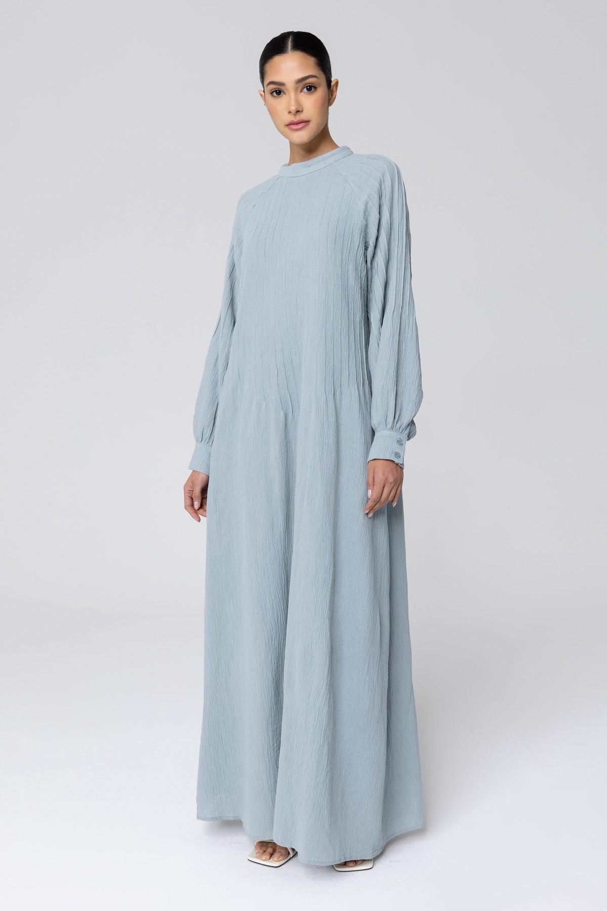 Hanifa Balloon Sleeve Maxi Dress - Stillwater Veiled Collection 