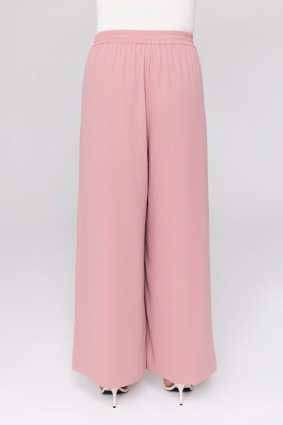 Hena Wide Leg Pants - Dusty Pink