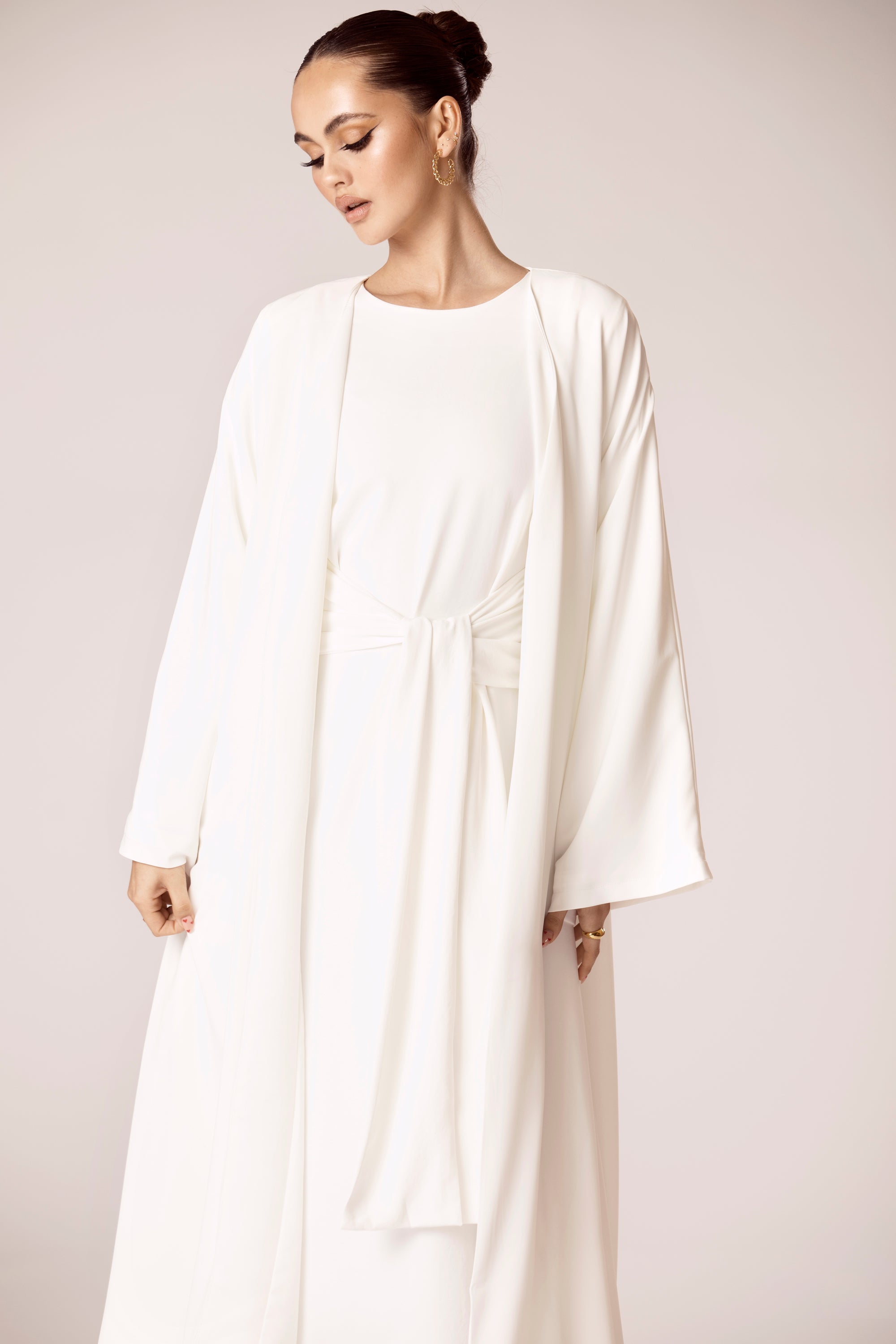 Abaya dress white sale