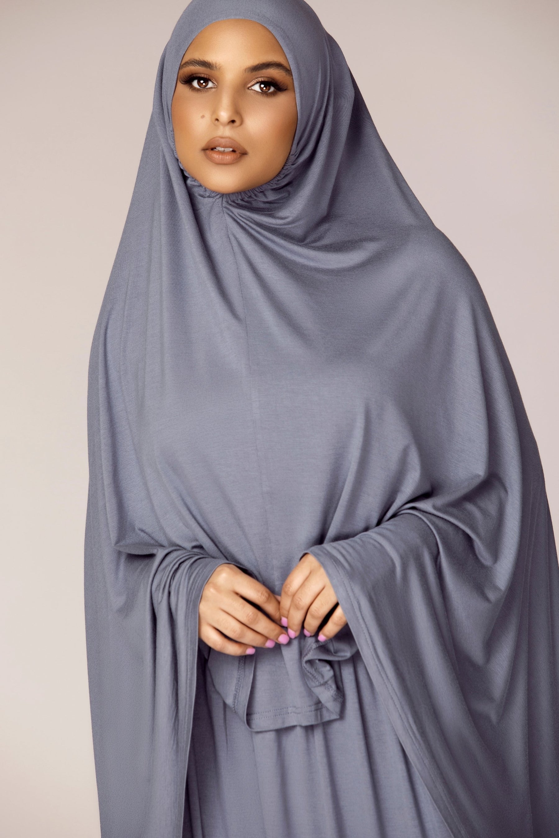 Jersey Prayer Two Piece Set - Slate Veiled Collection 