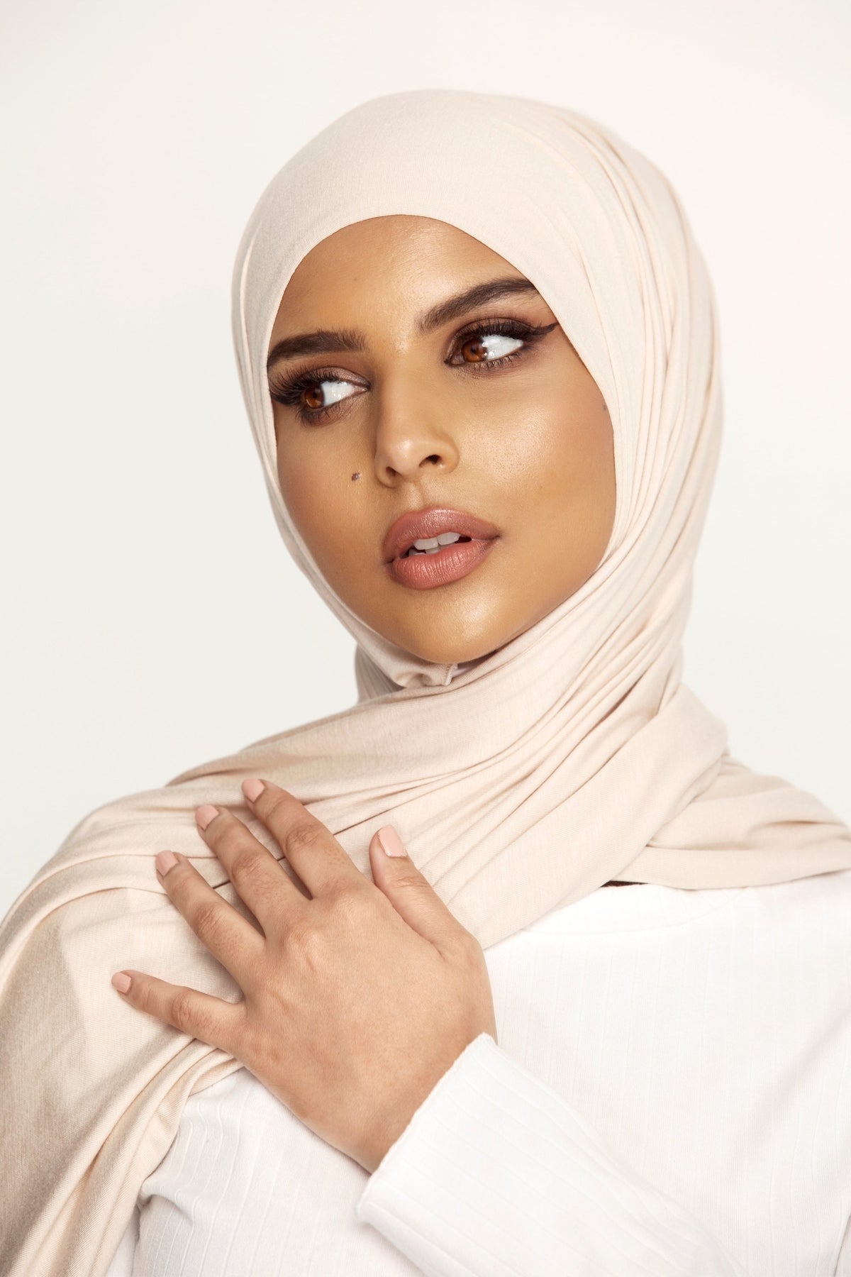 Luxury Jersey Hijab - Macchiato Veiled Collection 