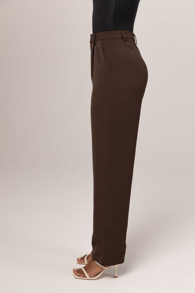 Buy Women Maroon Regular Fit Solid Casual Trousers Online - 858052 | Allen  Solly