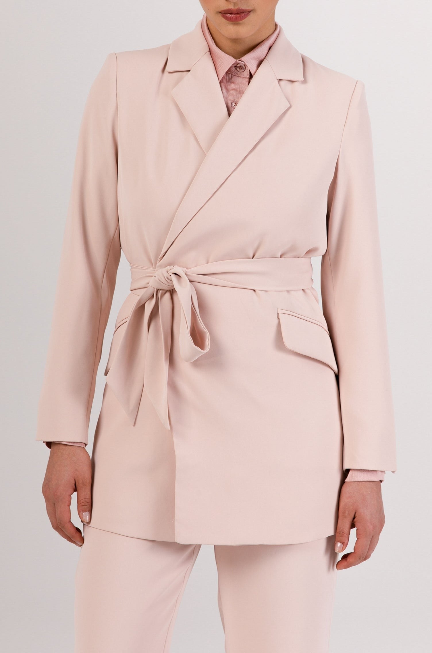 Tibi 2024 pink blazer