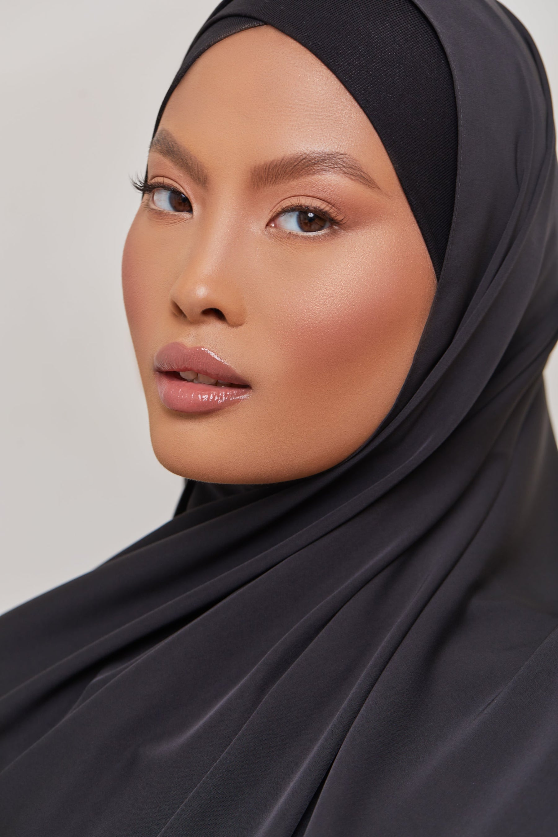 Medina Silk Hijab - Black Seed Veiled Collection 
