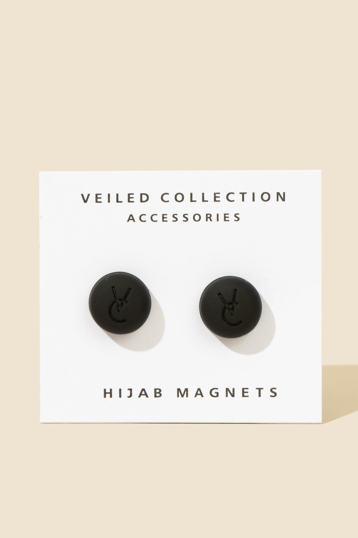 Premium Magnet Pins - Matte Black Hijab Pins Veiled Collection 