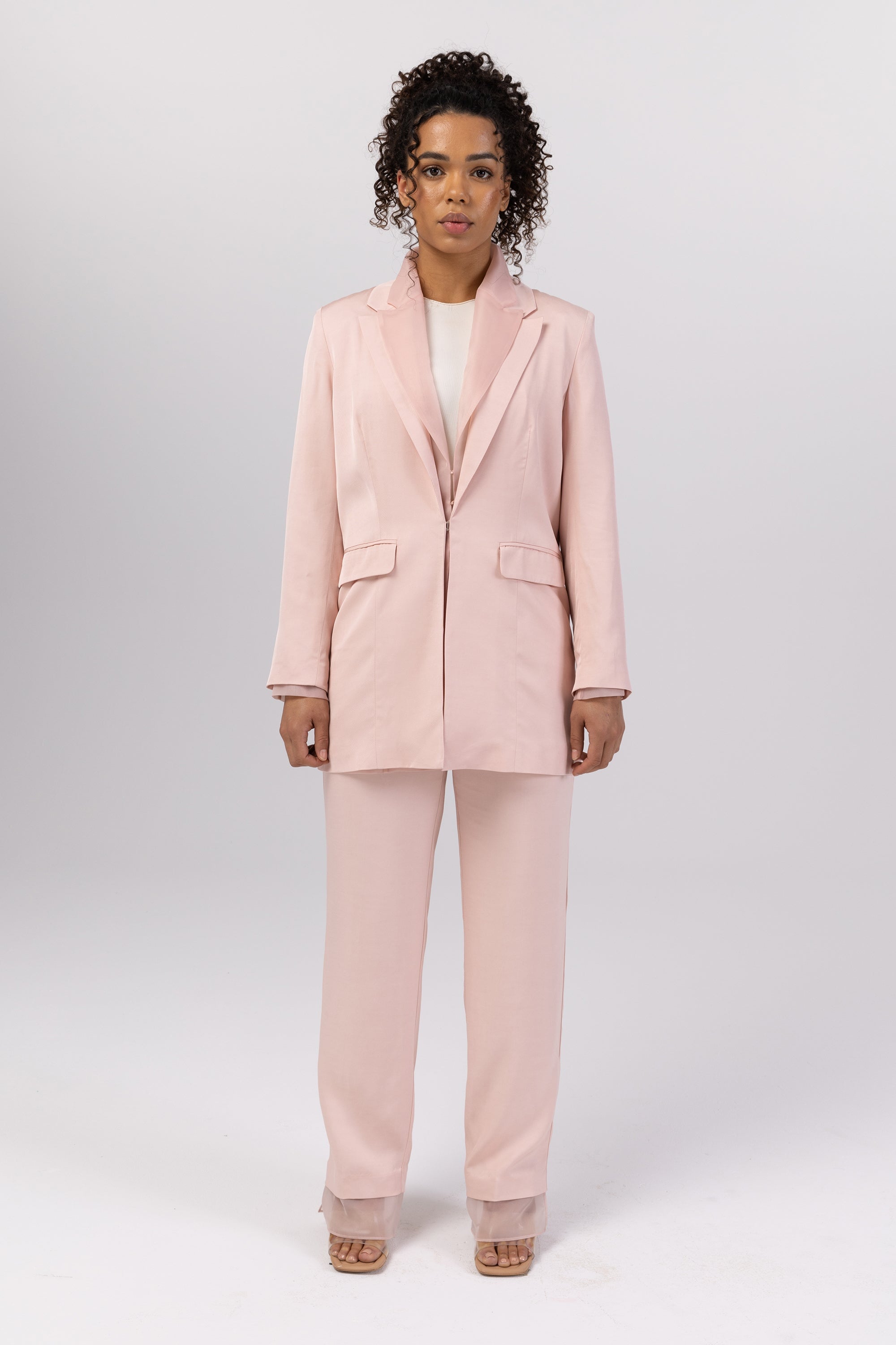 Dusty Pink Pantsuit for Women, Pinky Blazer Trouser Suit for Women, Office  Wear for Women, Women's Formal Wear -  Finland