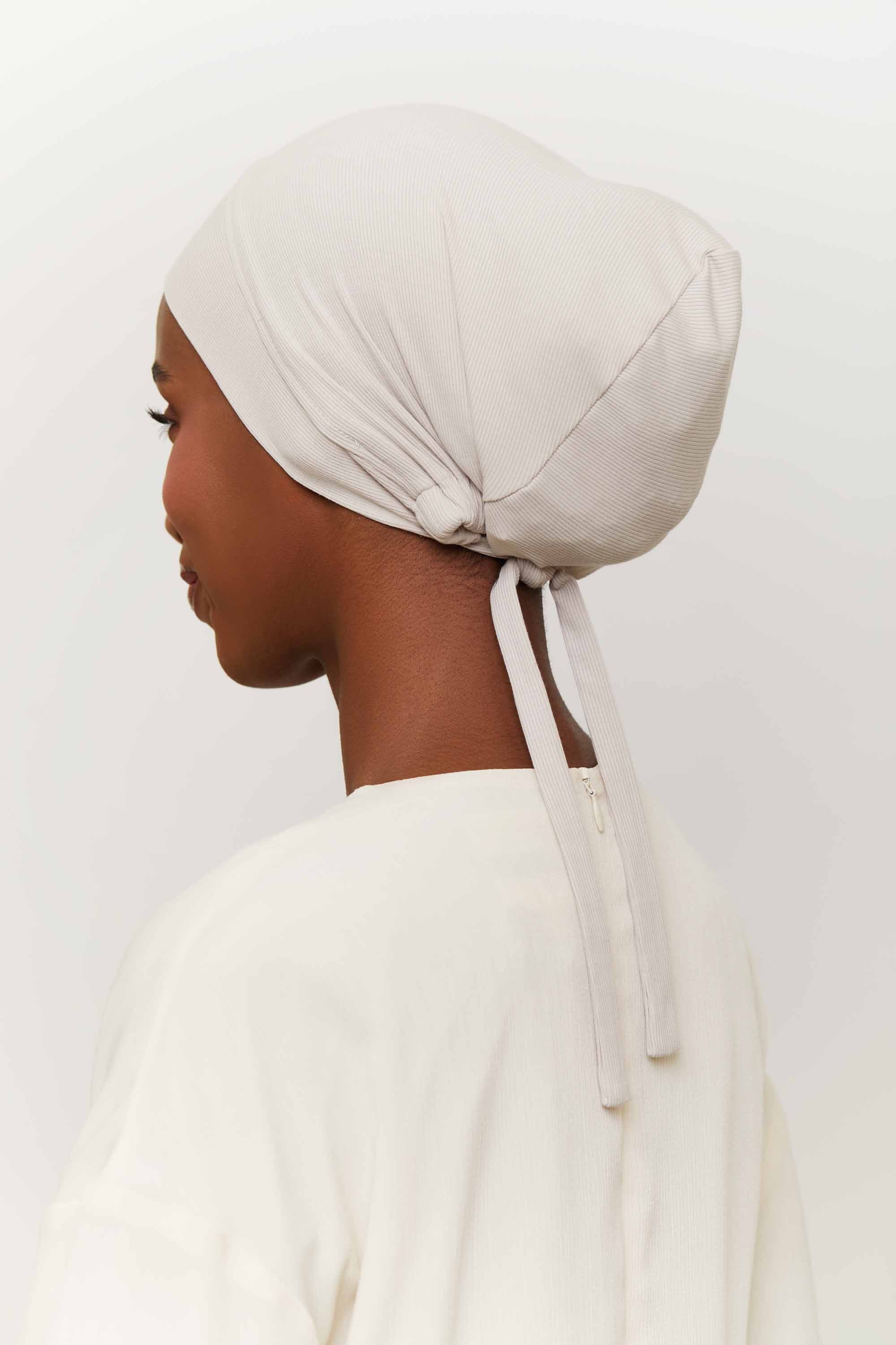 Ribbed Tie Back Undercap - Cloud Extra Small Accessories Veiled 