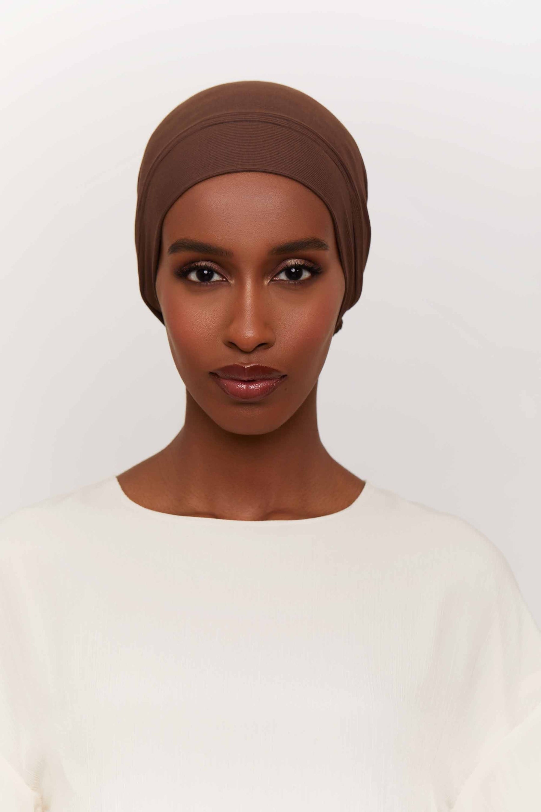 Ribbed Tie Back Undercap - Java Extra Small Accessories Veiled 
