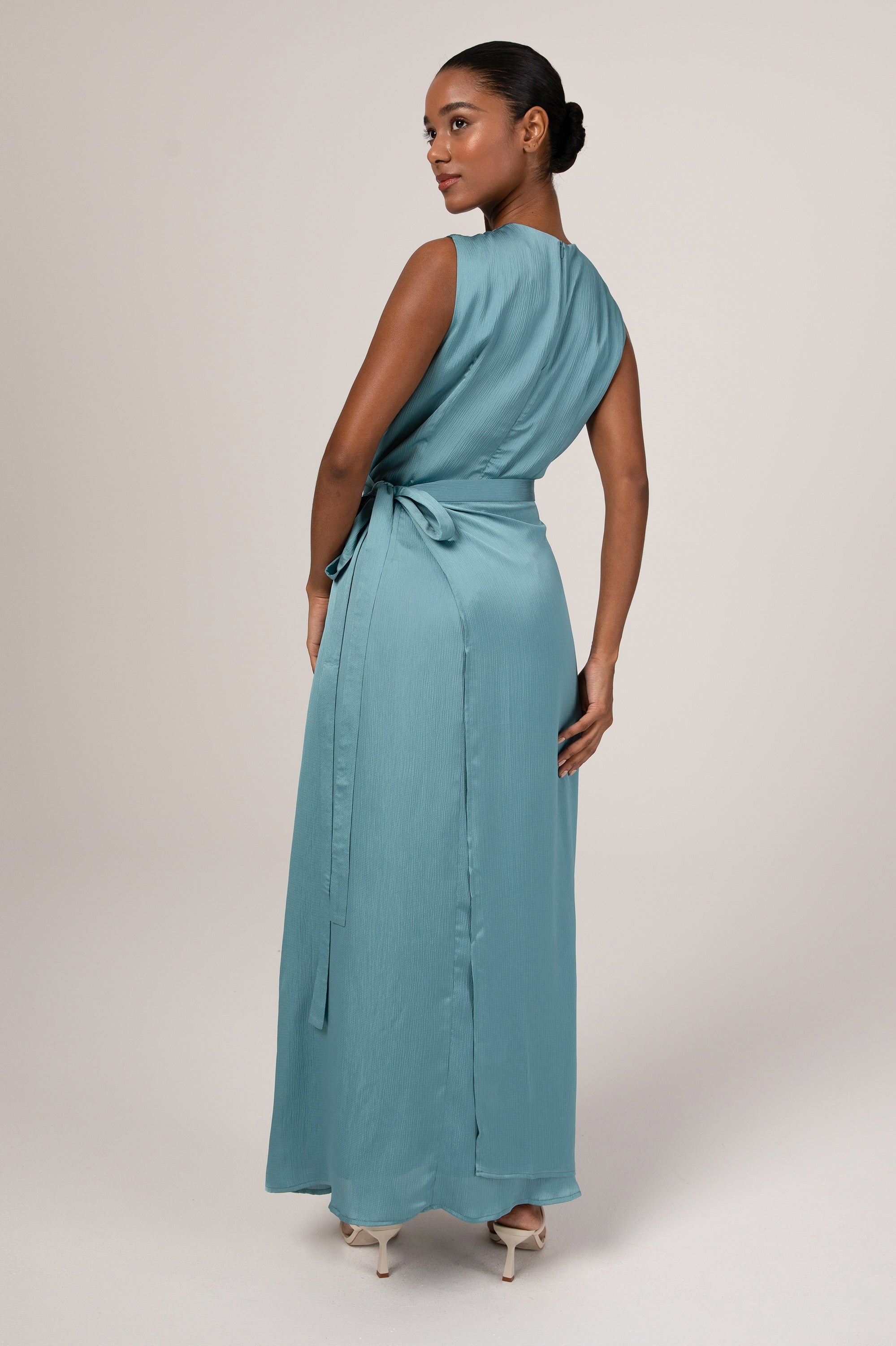 Salma Sleeveless Maxi Dress & Skirt Set - Stillwater Veiled Collection 