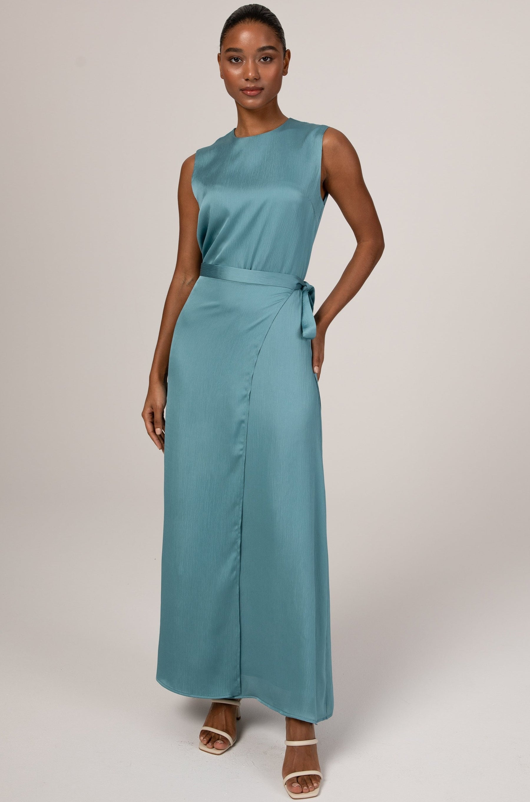 Salma Sleeveless Maxi Dress & Skirt Set - Stillwater Veiled Collection 