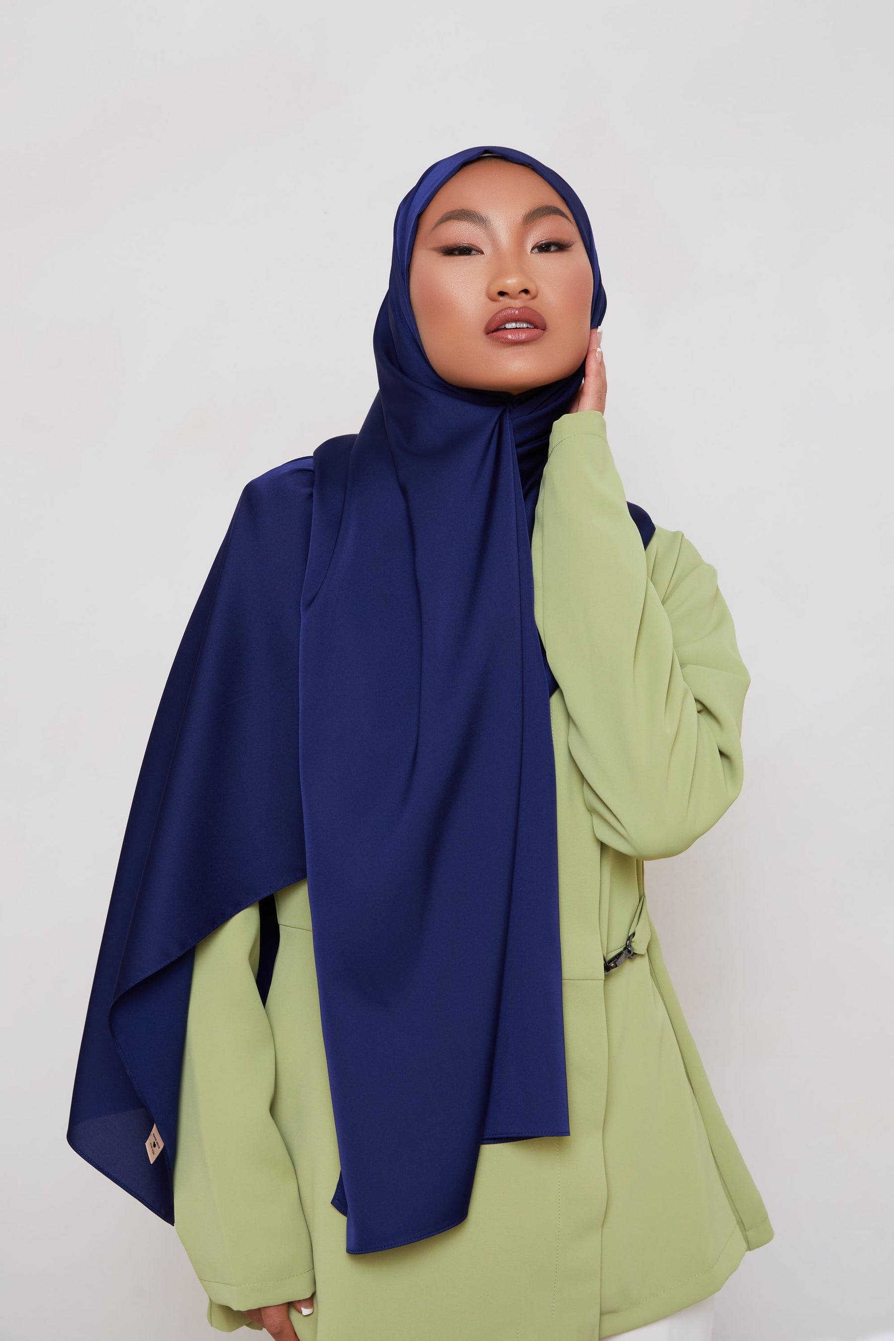 SMOOTH Satin Hijab - Classic Veiled Collection 