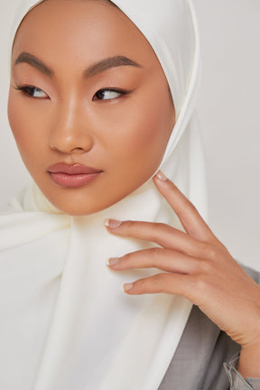 SMOOTH Satin Hijab - Dream Veiled Collection 