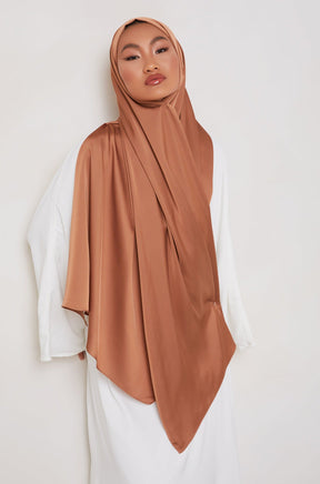 SMOOTH Satin Hijab - Minimal Veiled Collection 