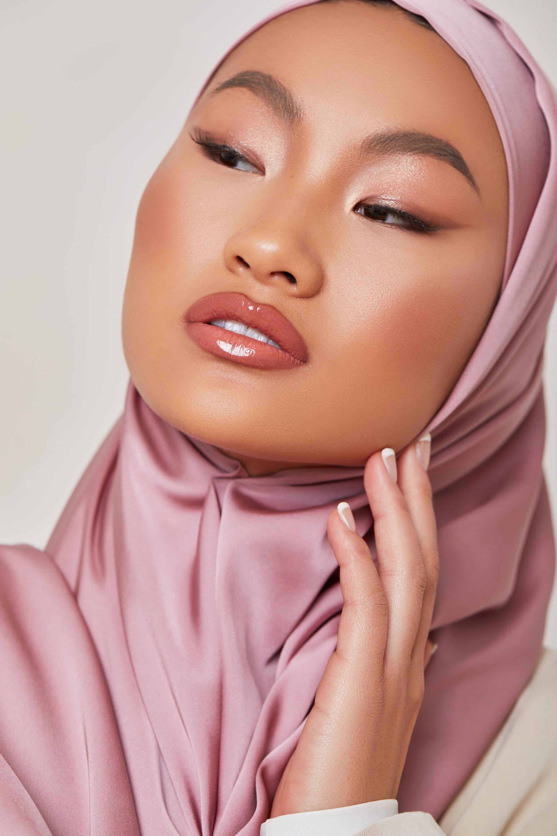 SMOOTH Satin Hijab - Timeless Veiled Collection 