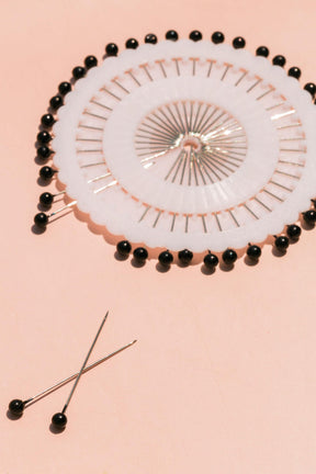 Straight Pins - Black Hijab Pins Veiled Collection 