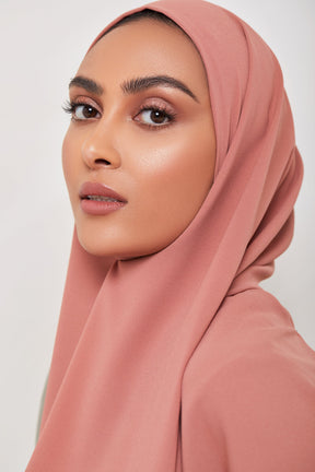 TEXTURE Classic Chiffon Hijab - Desert Clay Veiled Collection 