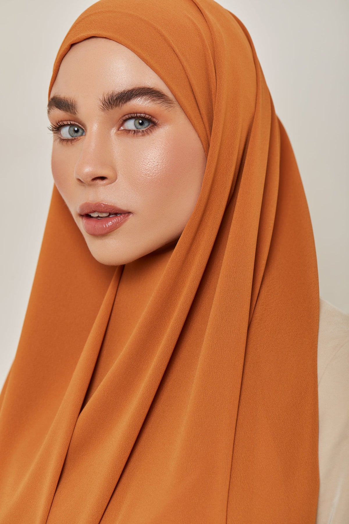 TEXTURE Everyday Chiffon Hijab - Cinnamon Stix Veiled Collection 