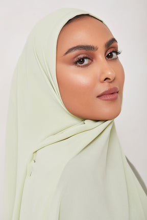 TEXTURE Everyday Chiffon Hijab - Cucumber Water Veiled Collection 
