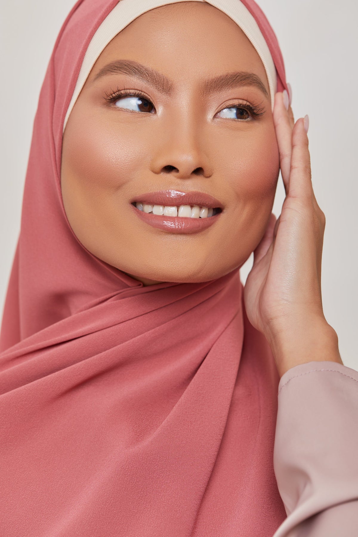 TEXTURE Everyday Chiffon Hijab - Naturally Blushed epschoolboard 