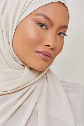 TEXTURE Everyday Chiffon Hijab - Salted Veiled Collection 