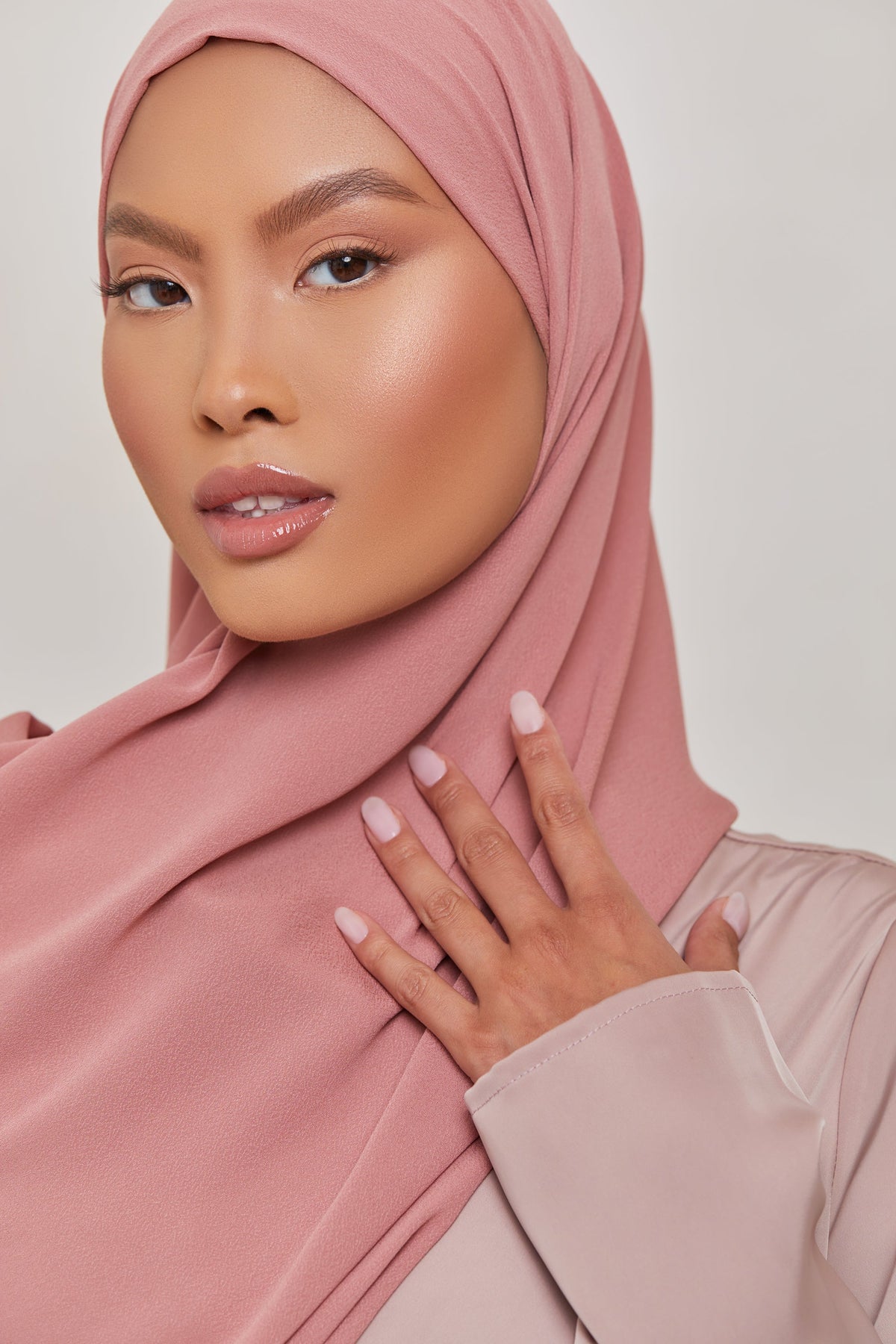 TEXTURE Everyday Chiffon Hijab - Send Me Roses epschoolboard 